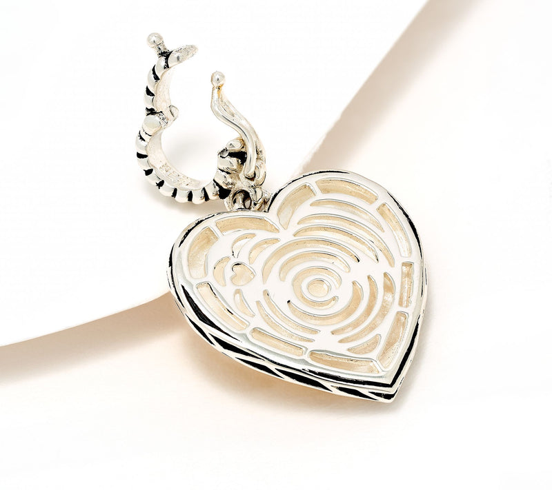 Christian James by Scott Grimes Two-tone 1" Ripple Heart Enhancer 5.6g — View 2