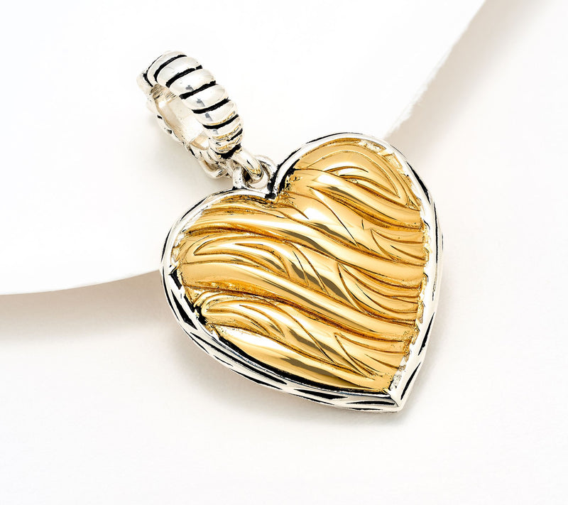 Christian James by Scott Grimes Two-tone 1" Ripple Heart Enhancer 5.6g — Main view