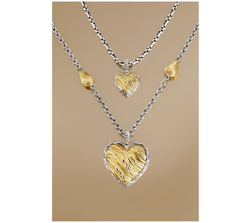 Christian James by Scott Grimes Two-tone 1" Ripple Heart Enhancer 5.6g — View 5