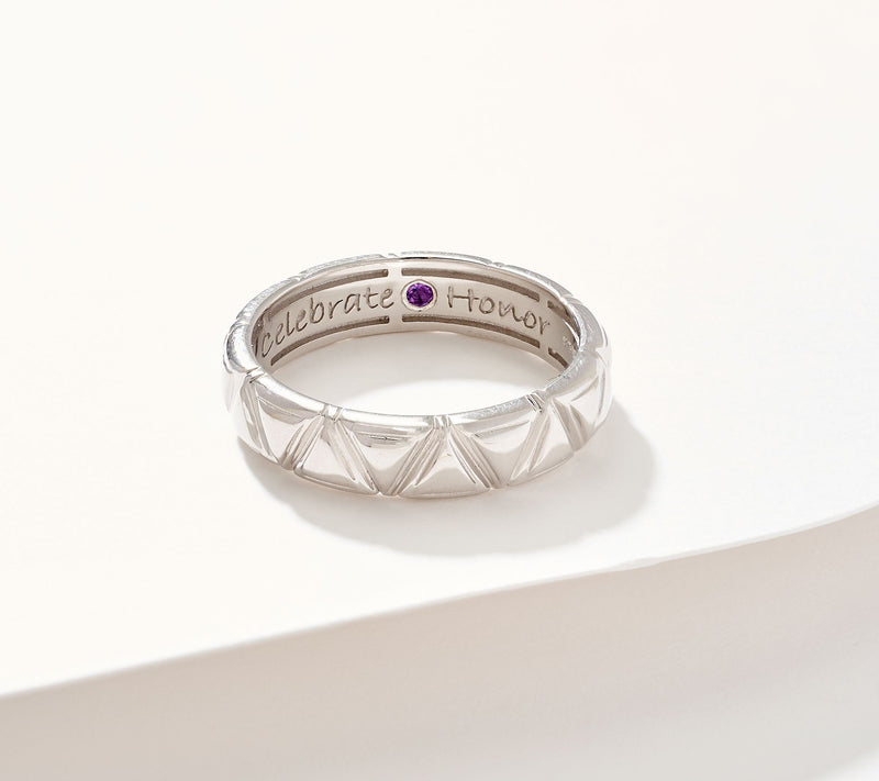 Christian James by Scott Grimes Sterling Silver Life Band Ring — Main view