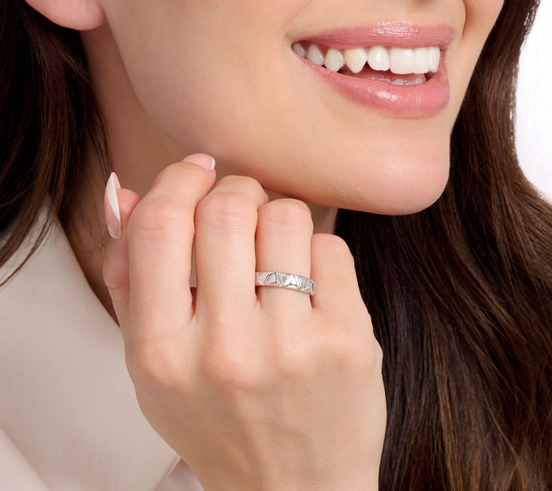 Christian James by Scott Grimes Sterling Silver Life Band Ring — View 6