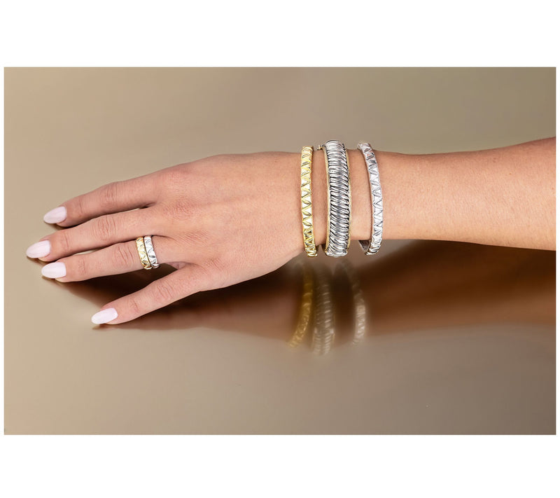 Christian James by Scott Grimes Sterling Silver Life Bangle 24.0g-27.0g — View 5