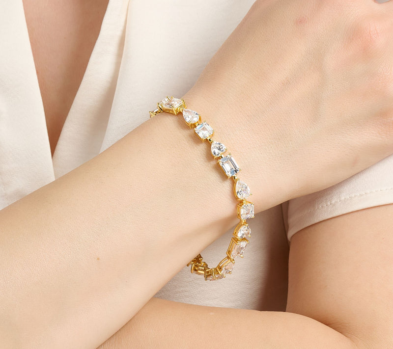Kathy Hilton x Anna Zuckerman Lisboa Tennis Bracelet Sterling Silver — View 4