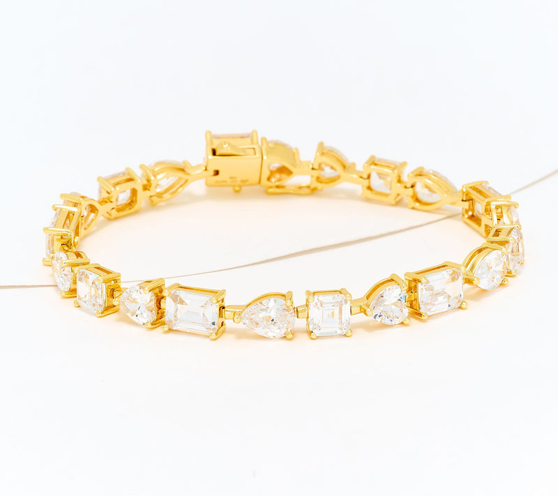 Kathy Hilton x Anna Zuckerman Lisboa Tennis Bracelet Sterling Silver — Main view
