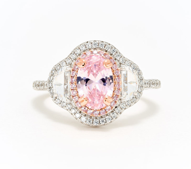 Kathy Hilton x Anna Zuckerman Bella Blush Ring, Sterling Silver — View 8