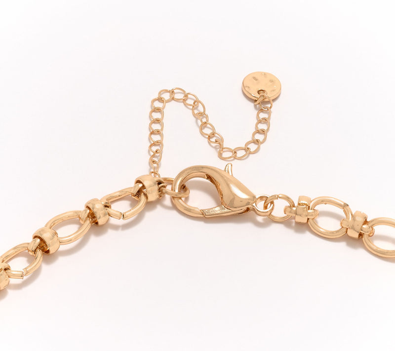 Susan Graver Faceted Oval Necklace — View 3