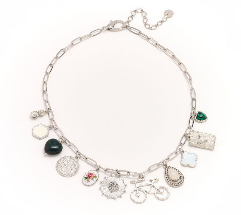 Susan Graver Eclectic Charm Necklace — View 6