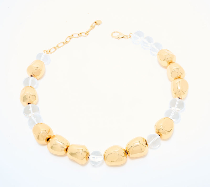 Susan Graver Chunky Nuggets Necklace — View 6