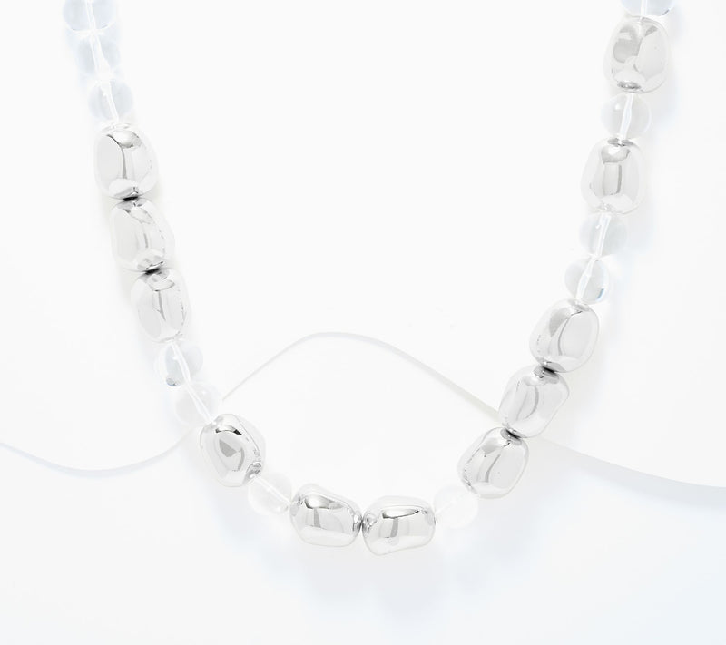 Susan Graver Chunky Nuggets Necklace — View 5