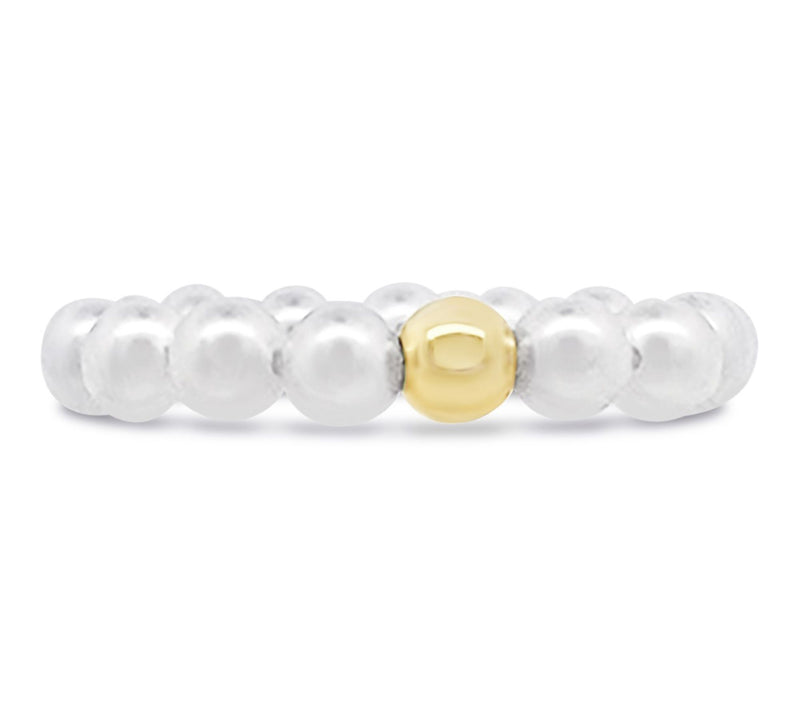 Elyse Ryan 4 MM White Pearl Ring — View 2