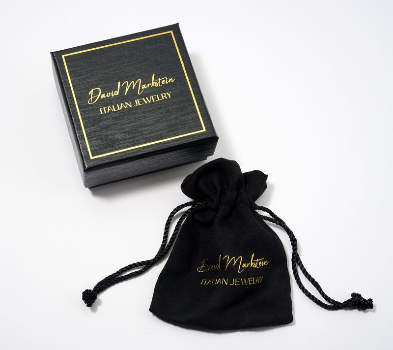 David Markstein Bronze Bold Debut Huggie Earrings — View 3