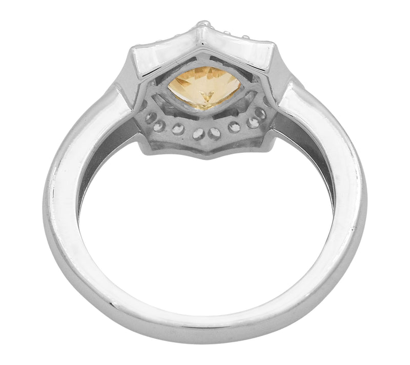 Affinity Gems Multi-Gemstone Halo Ring, Sterling Silver — View 3