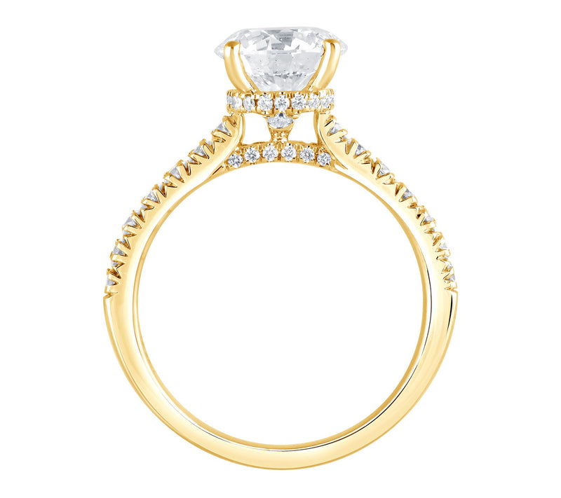 Fire Light 1.95 cttw Lab Grown Diamond Ring, 14K Gold — View 4