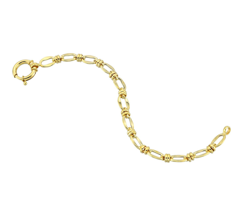 Silver Style Status Link Bracelet, Sterling Silver — View 4