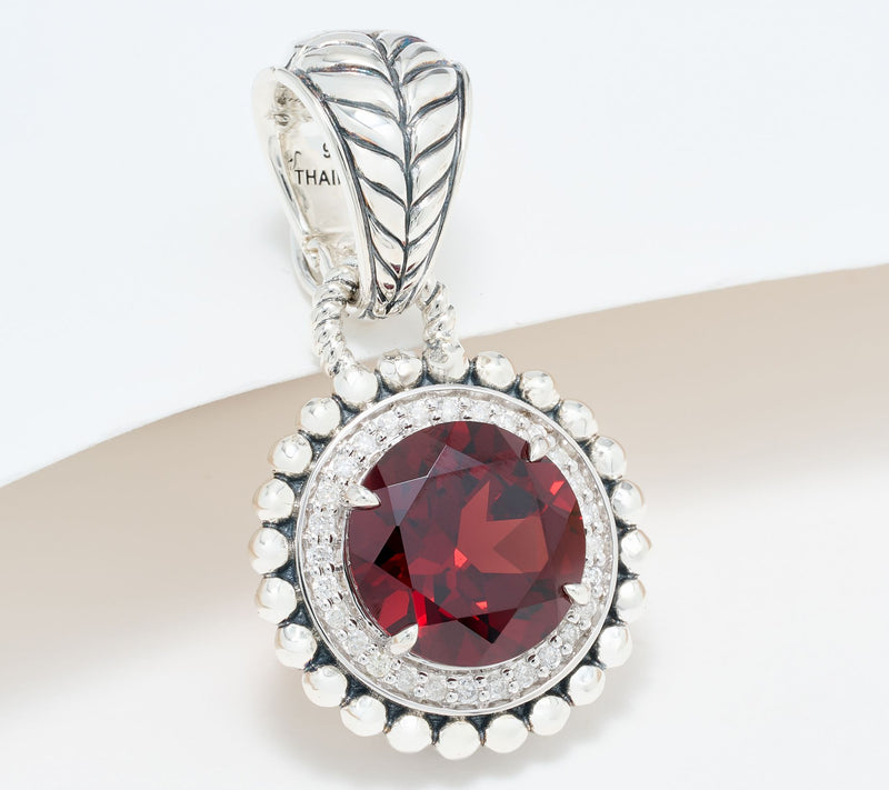 JAI Sterling Silver Gemstone & Diamond Shimmer Bead Enhancer — View 5