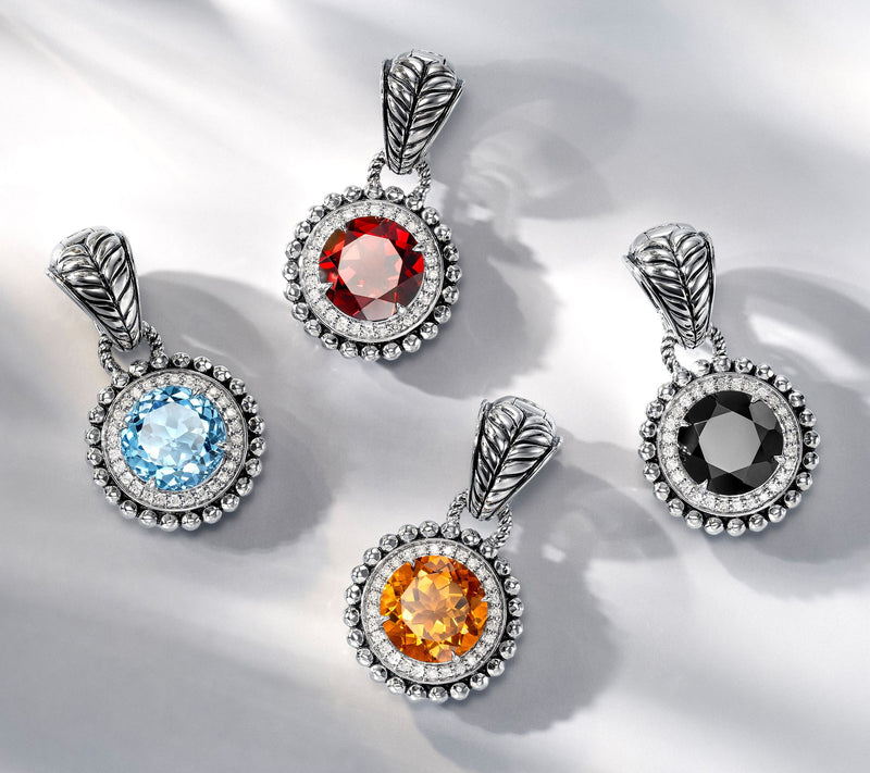 JAI Sterling Silver Gemstone & Diamond Shimmer Bead Enhancer — View 13