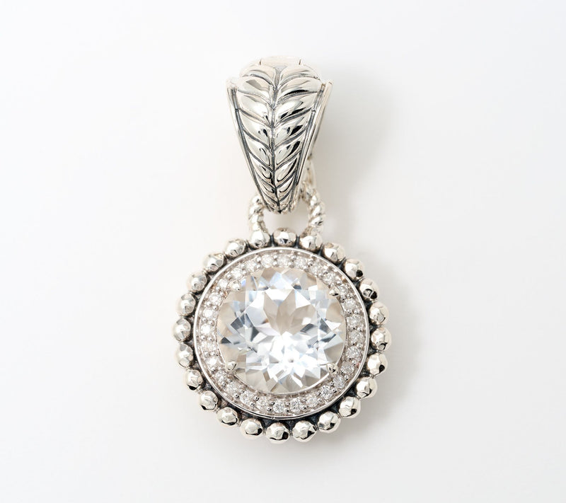 JAI Sterling Silver Gemstone & Diamond Shimmer Bead Enhancer — View 18