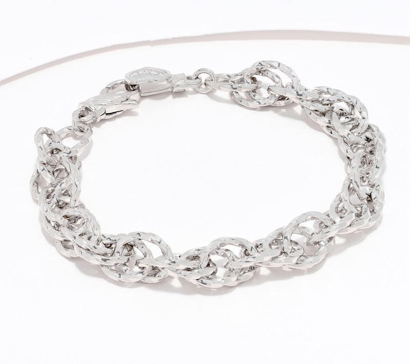 Christian James by Scott Grimes Sterling Iconic Ripple Link Bracelet 18.0g — Main view