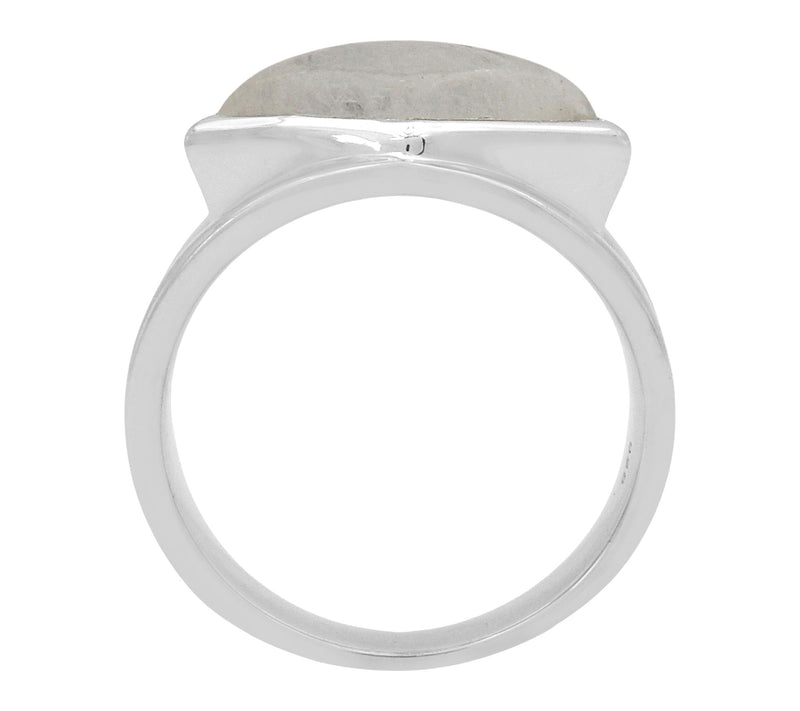 Affinity Gems Moonstone Solitaire Ring,  Sterling Silver — View 5
