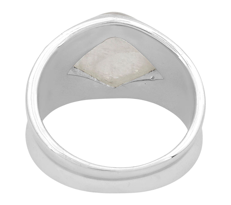Affinity Gems Moonstone Solitaire Ring,  Sterling Silver — View 3