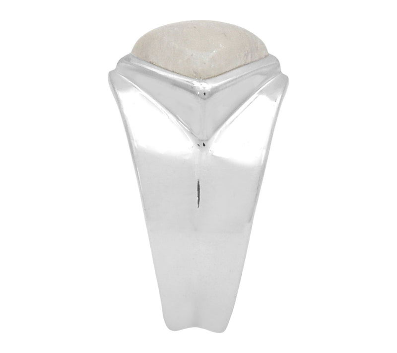 Affinity Gems Moonstone Solitaire Ring,  Sterling Silver — View 4