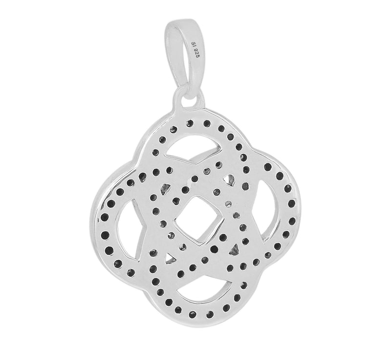 Affinity Gems Spinel & Zircon Pendant, SterlingSilver — View 3