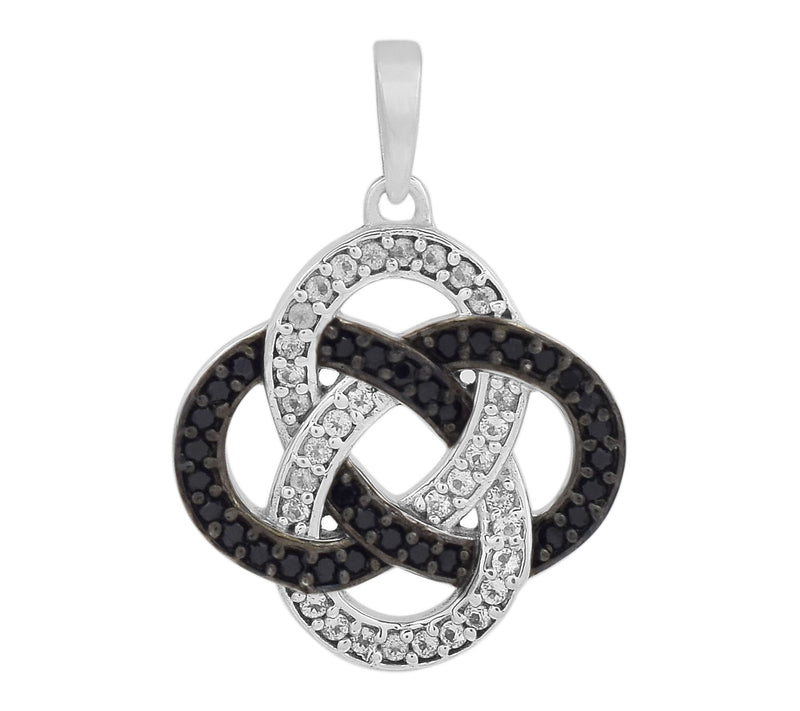 Affinity Gems Spinel & Zircon Pendant, SterlingSilver — Main view