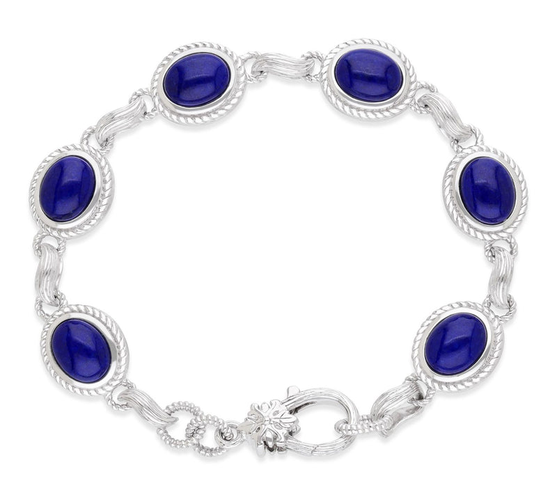 Ariva Sterling Silver Gemstone Arden Bracelet — View 4