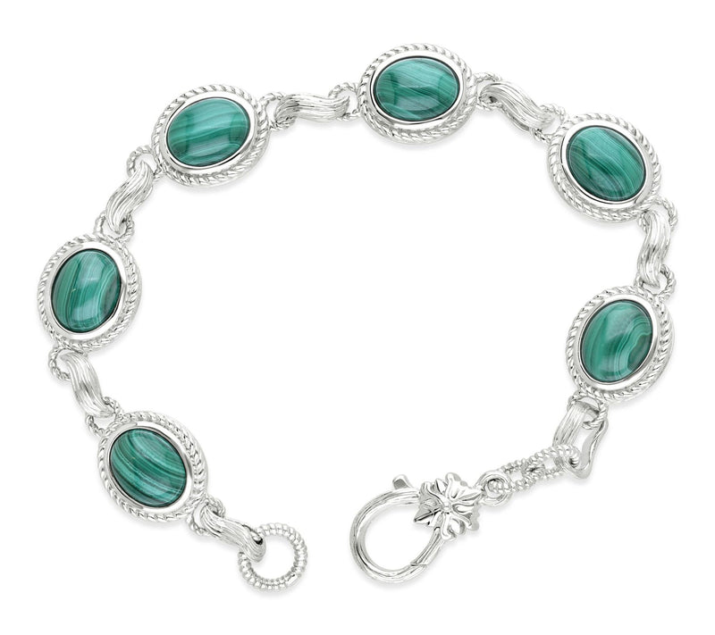 Ariva Sterling Silver Gemstone Arden Bracelet — View 2