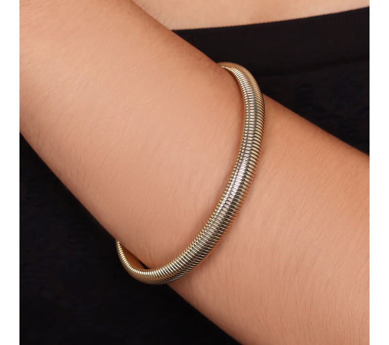 Steel By Design 8mm Tubogas Slip-On Bracelet — View 3