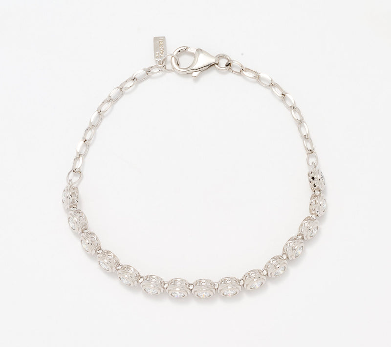 XO TACORI Lab Grown Diamond 2.25 cttw Round Bracelet, 14K — View 6