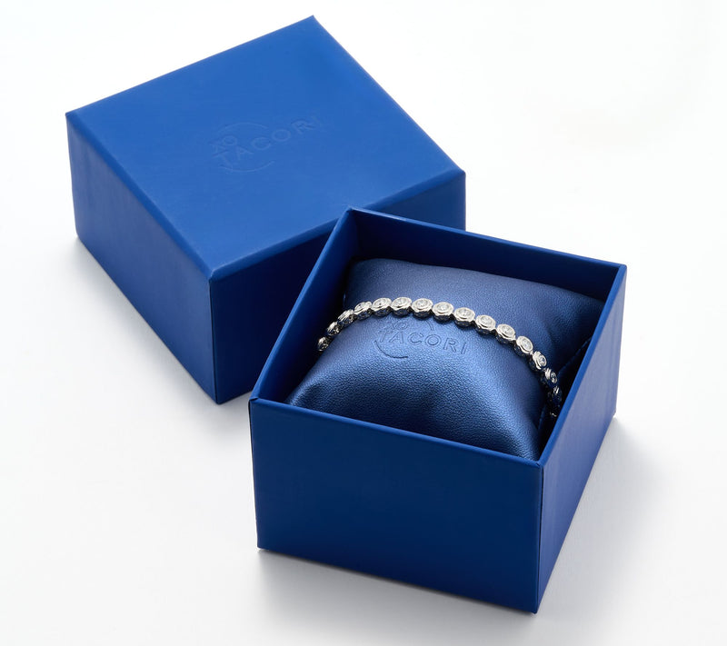 XO TACORI Lab Grown Diamond 2.25 cttw Round Bracelet, 14K — View 8