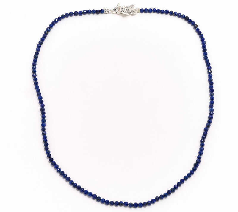 Third Person Sterling Silver Gemstone Bead Rose 24" Necklace — View 14