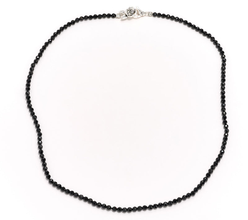 Third Person Sterling Silver Gemstone Bead Rose 24" Necklace — View 16
