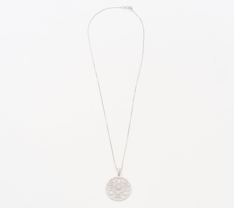 Solvar Sterling Silver Church Window Pendant — View 3