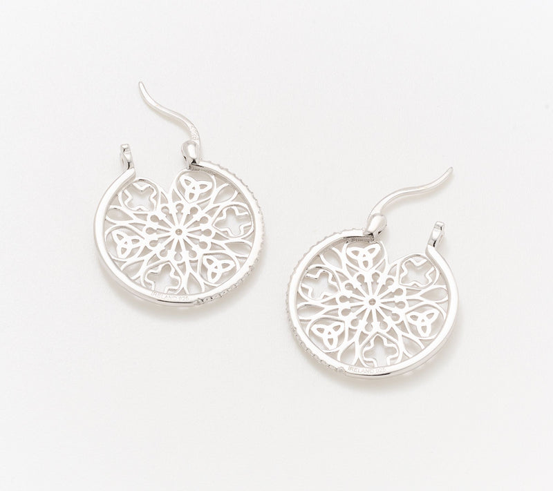 Solvar Sterling Silver Church Window Earrings — View 2