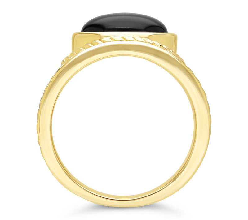 Ariva Sterling Silver Onyx Arden Ring — View 3