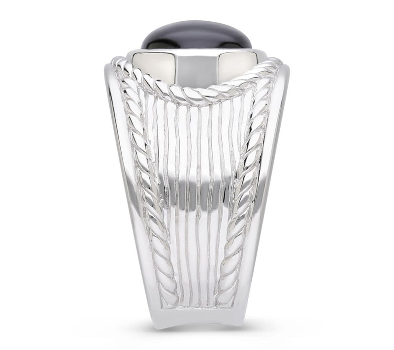 Ariva Sterling Silver Onyx Arden Ring — View 5