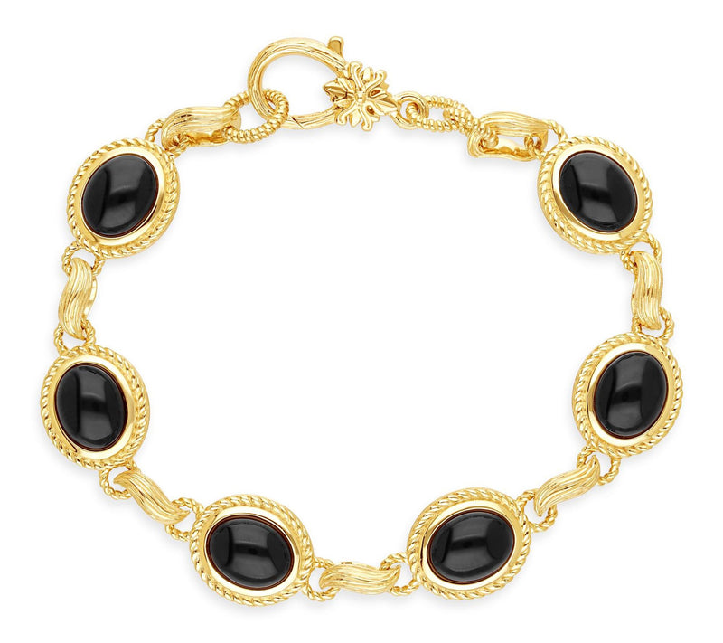 Ariva Sterling Silver Onyx Arden Bracelet — Main view