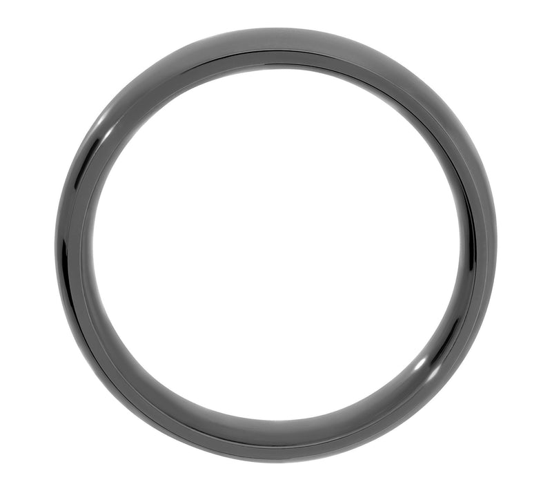 Steel By Design 4mm Wedding Band Ring — View 3