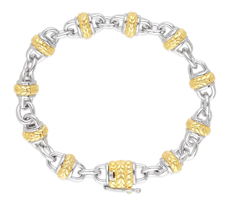 Tiffany Kay Studio Sterling & 14K Gold Clad Station Bracelet — View 2