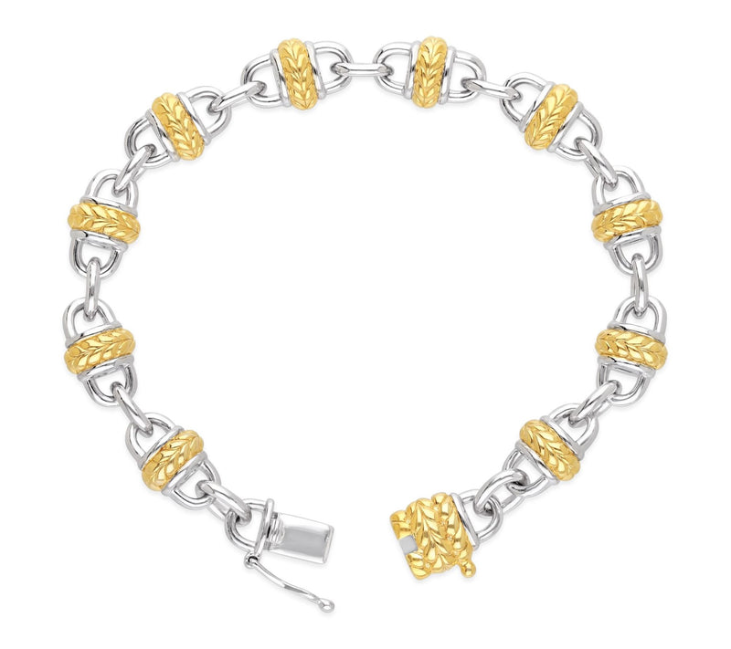 Tiffany Kay Studio Sterling & 14K Gold Clad Station Bracelet — View 3