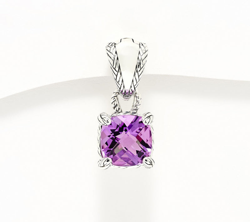 JAI Sterling Silver Legacy Woven Gemstone Enhancer — View 12