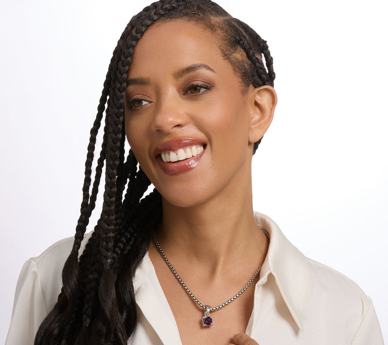 JAI Sterling Silver Legacy Woven Gemstone Enhancer — View 6