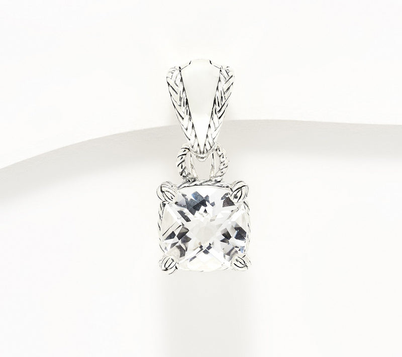 JAI Sterling Silver Legacy Woven Gemstone Enhancer — View 13