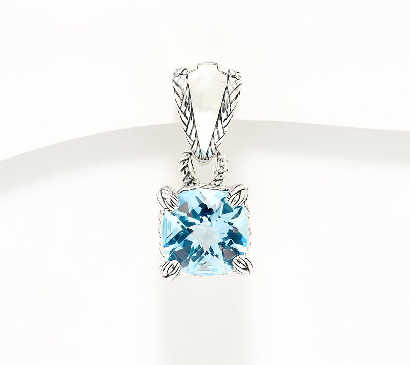 JAI Sterling Silver Legacy Woven Gemstone Enhancer — View 14