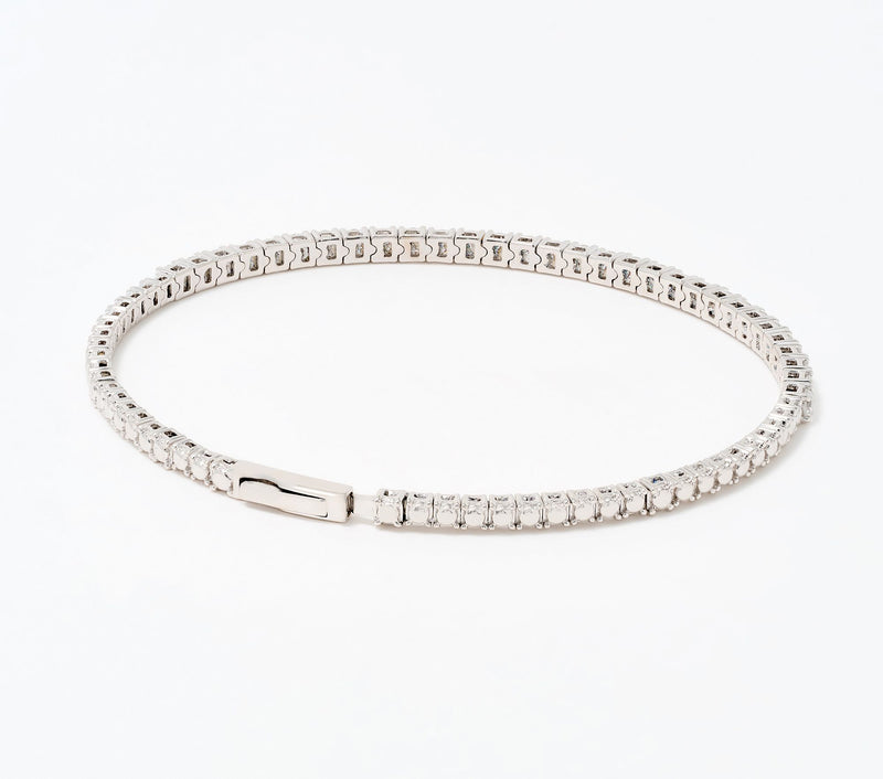 Fire Light Lab Grown Diamond 2.00 cttw Flex Bangle, 14K — View 2