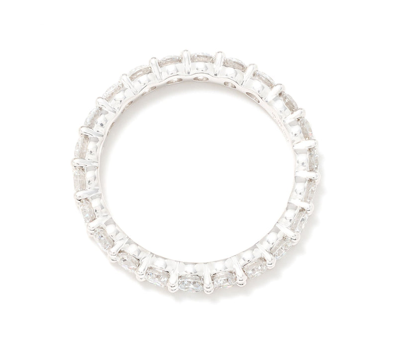 Fire Light Lab Grown Diamond 2.00 cttw Eternity Band Ring, 14K — View 6