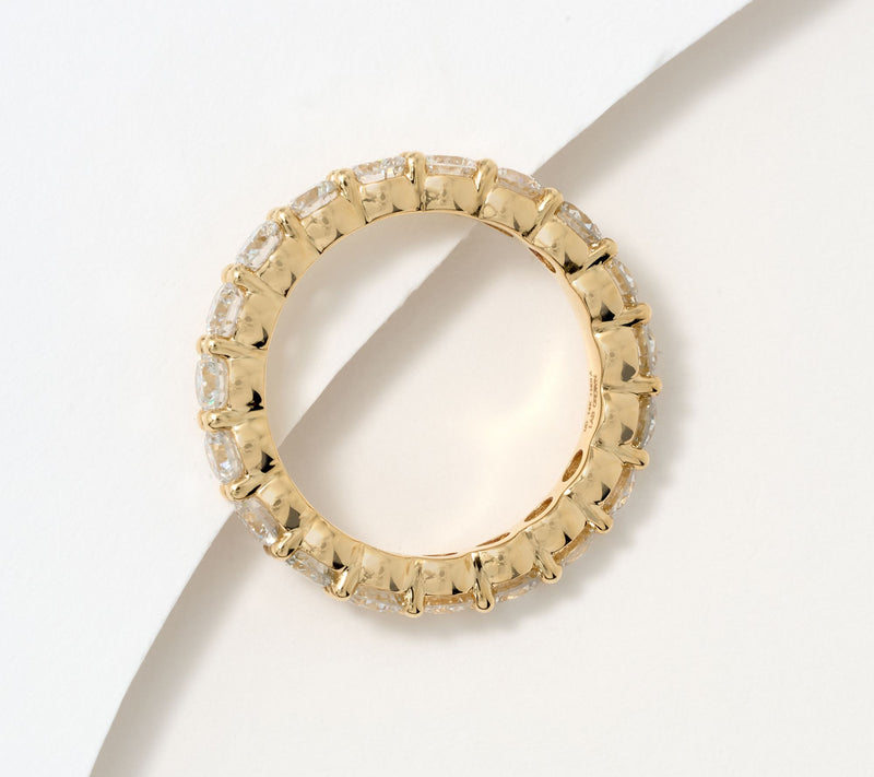 Fire Light Lab Grown Diamond 3.00 cttw Eternity Band Ring, 14k — View 2