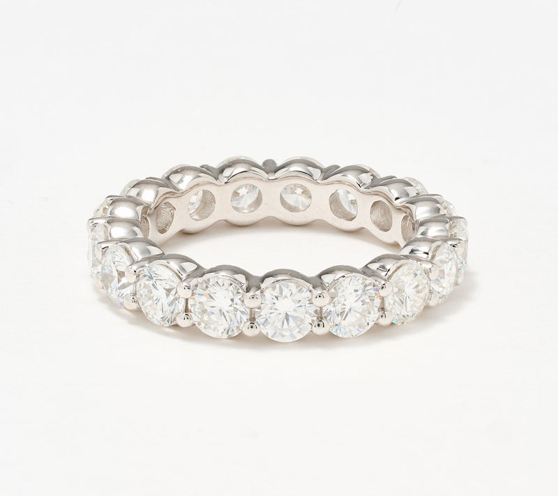 Fire Light Lab Grown Diamond 4.00 cttw Eternity Band Ring, 14K — View 3
